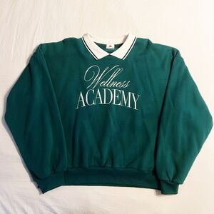 Yellow The Label RARE Wellness Academy Sweatshirt *NWOT*